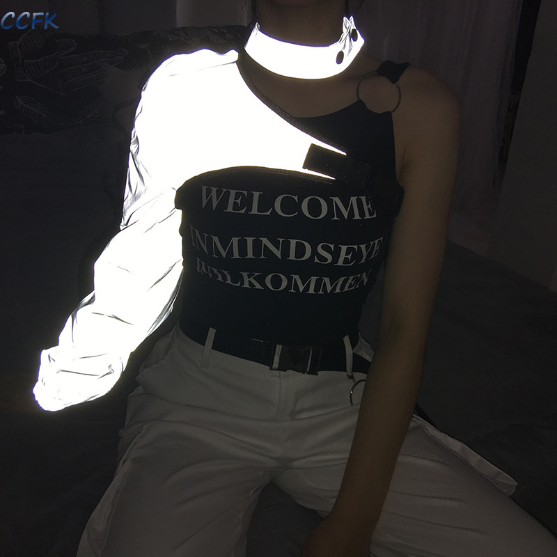 Y2k Aesthetic Reflective Women - Women'S Emo Accessories 评论和价格
