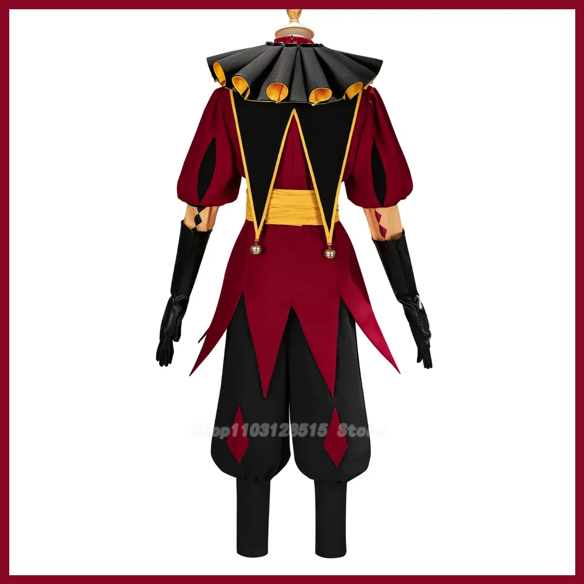 Game Pierrot Harlequin Jester  - Women'S Red Accessories 评论和价格