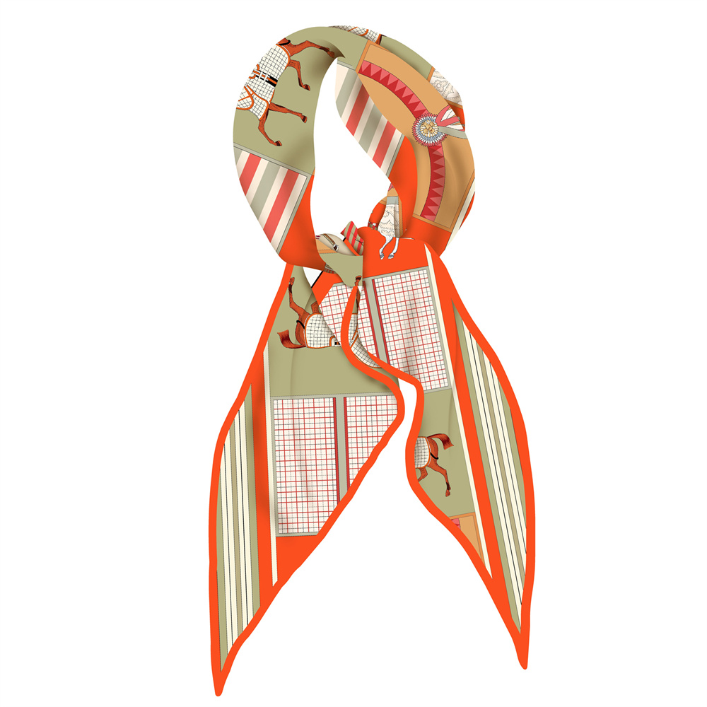 New Design Fashion Printed Sil - Silk Scarf Square 评论和价格