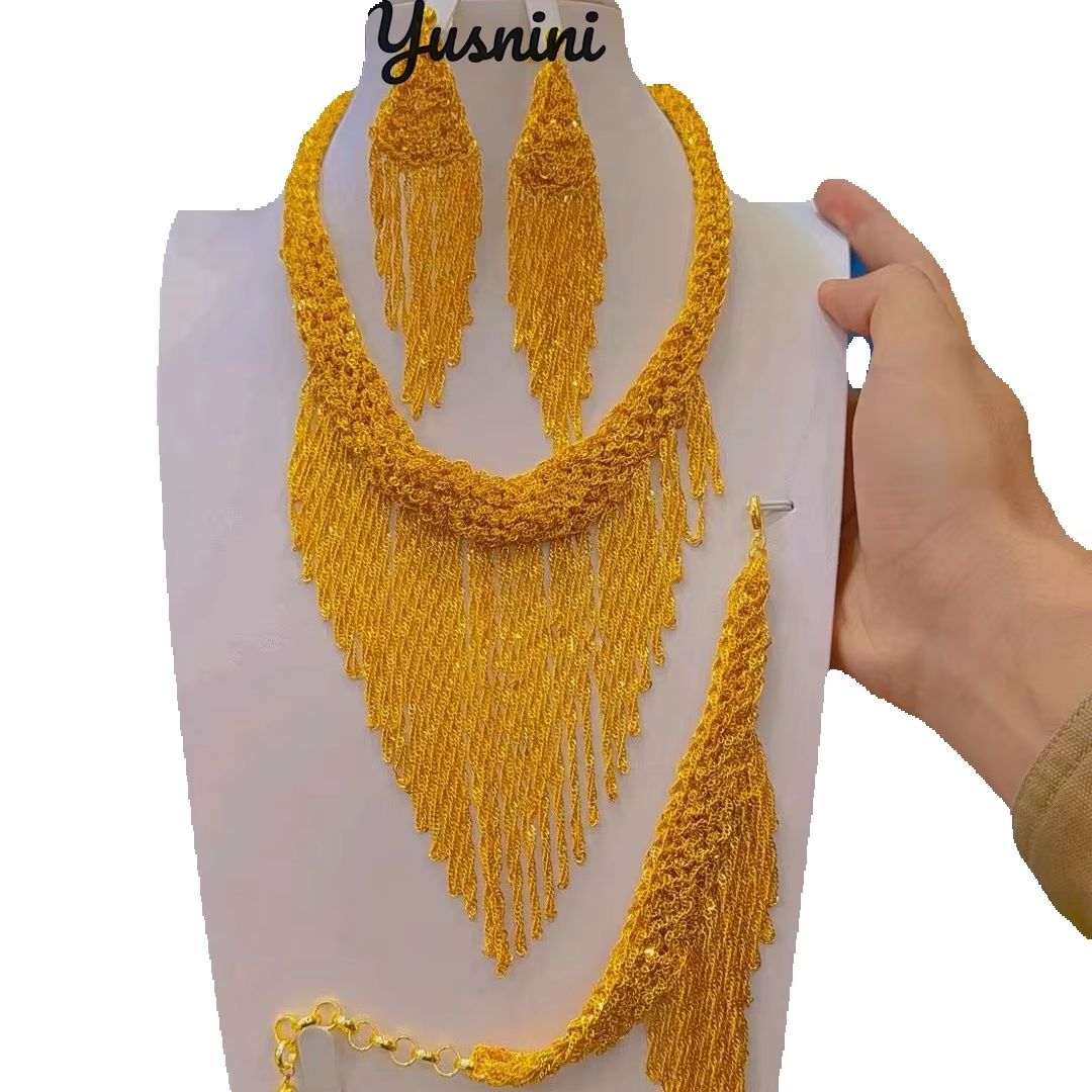 New Dubai 24K Gold Plated Brid - Women Accessories Dubai 评论和价格