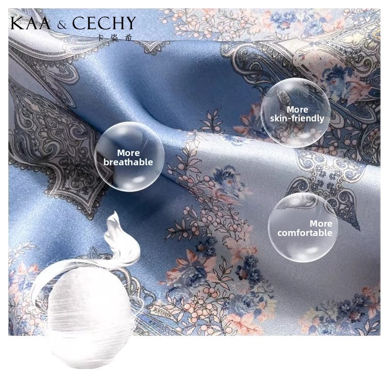 Baroque Floral 100% Mulberry S - Silk Scarf Square 评论和价格