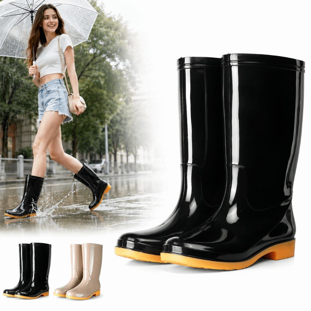 Non-slip Women's Long Rain Boo - Women Kitchen Accessories 评论和价格